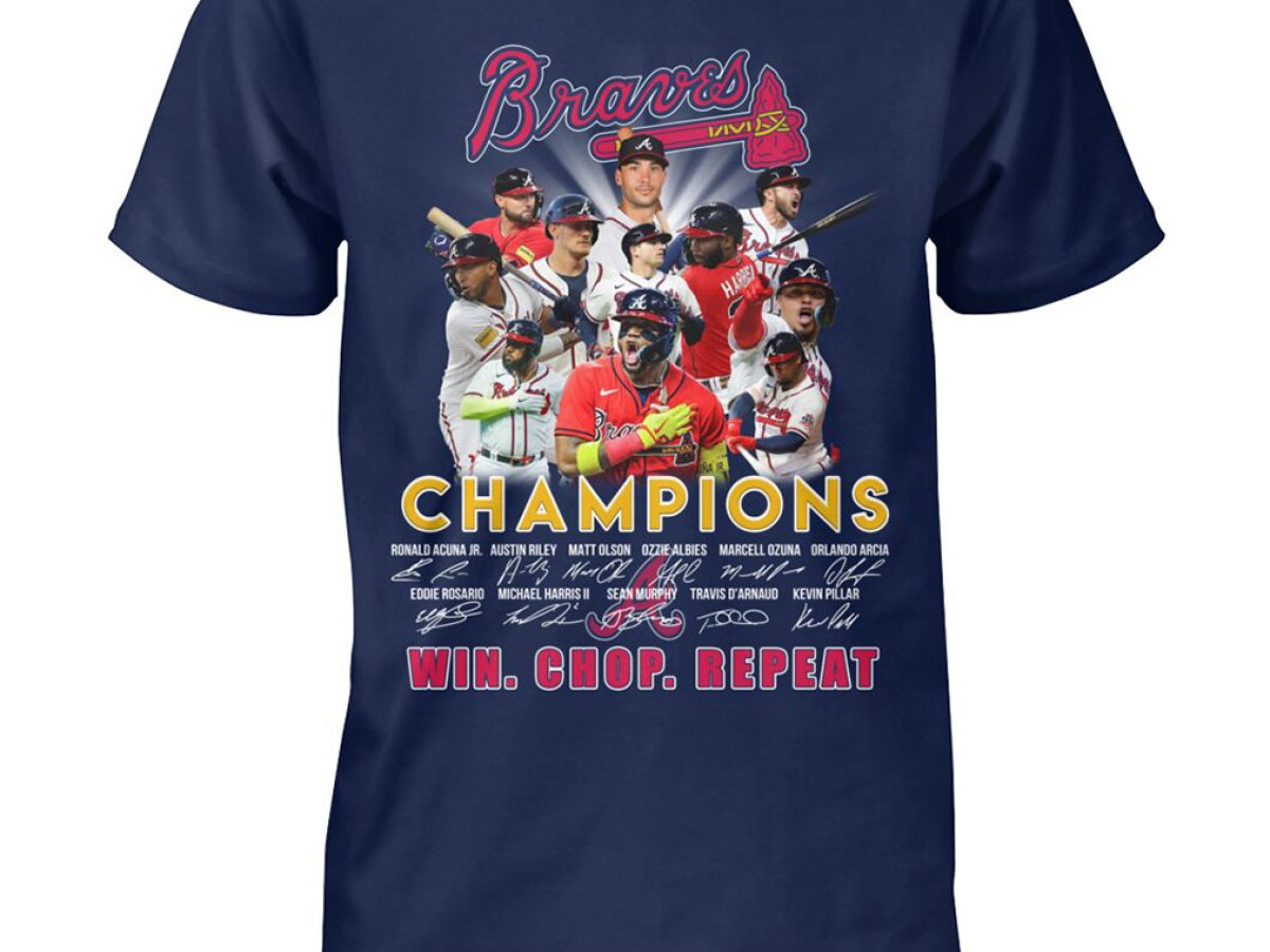 Atlanta Braves Champions Win Chop Repeat Shirt, hoodie, sweater, long  sleeve and tank top