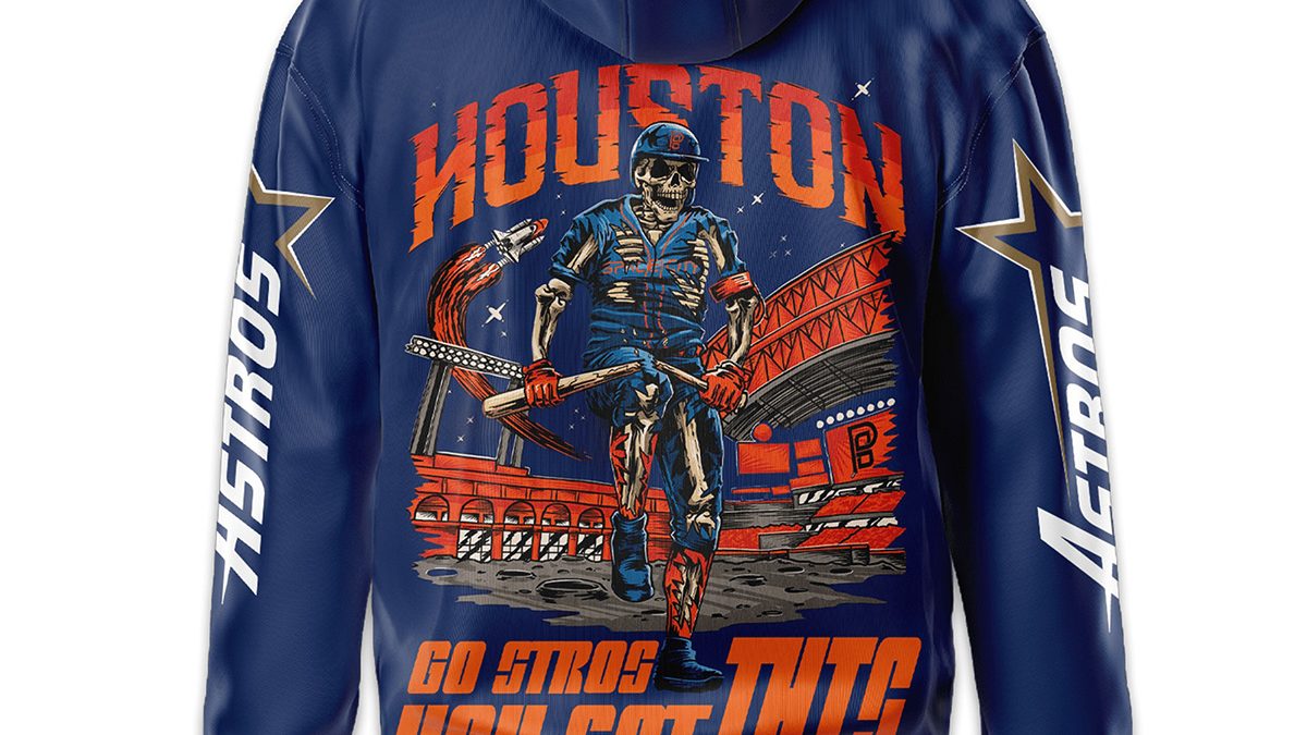 Houston Astros Hustle Town Personalized Baseball Jersey - Soticot